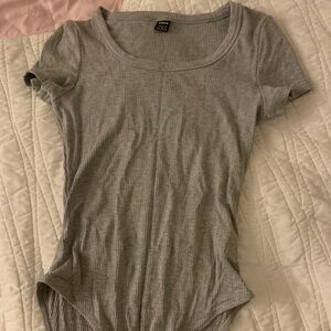 Grey bodysuit